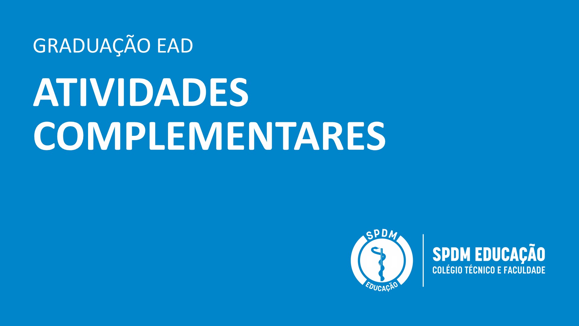 Atividades Complementares: Biomedicina